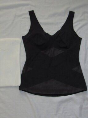 Honeylove Lift Wear Shapewear Black Shaper Tank Top One Piece Honey Love sz M